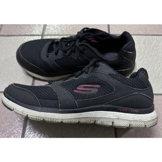 Skechers Flex Advantage 男鞋 運動 黑 紅 (27.5 cm)