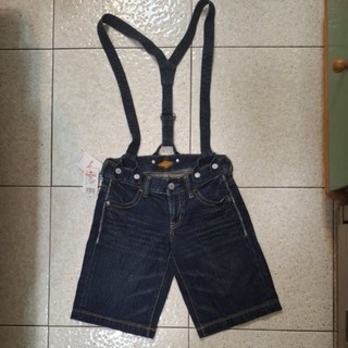 全新品​【BRAPPERS】牛仔吊帶短褲/吊帶可拆 W28