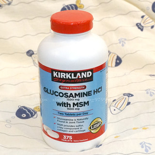代購Kirkland Signature科克蘭 葡萄糖含 MSM Glucosamine 375錠(2028/07)