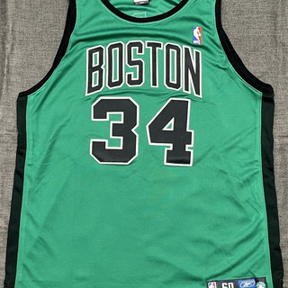 Paul Pierce Reebok 改Au40 舊版 球員版 塞爾提克隊 Celtics 客場綠黑 NBA 球衣 少見