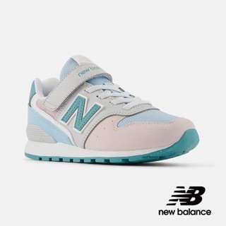 【NEW BALANCE 】童鞋 996 Bungee with Top Strap-Y9965B0-粉藍