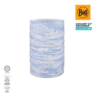 【BUFF】Coolnet抗UV頭巾(藍粉林)-抗UV 吸濕排汗 快乾 防風 涼感頭巾 圍脖|BFFB1NAL0661
