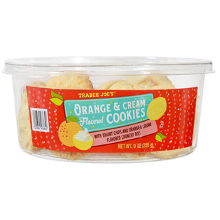 Trader Joe’s 香橙奶油風味脆餅 (Orange & Cream Flavored Cookies）