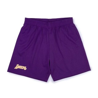 Mitchell & Ness NBA Team Logo Dad Shorts 湖人 紫 休閒短褲 籃球褲 運動褲