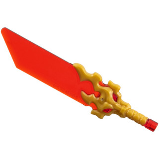 《狐狸家族》LEGO 忍者系列 7268pb01 武器配件 透明龍刀
