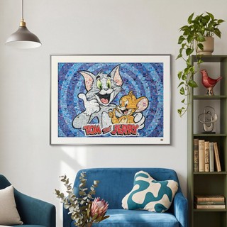 TOi圖益 Tom and Jerry貓鼠編年史1000片拼圖 正版授權 藍卡紙 卡通收藏 居家裝飾 生日禮物 益智