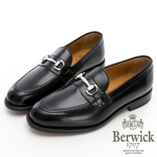【BERWICK】西班牙進口-固特異工藝馬蹄扣樂福鞋 -黑435018KM10