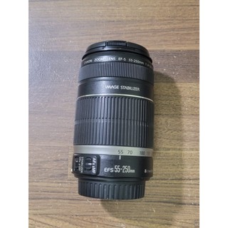 Canon EF-S 55-250mm F4-5.6 IS 功能都正常 詳說明 便宜賣