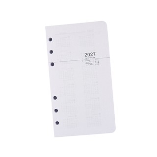 【conifer綠的事務】2027年48K橫式週誌內頁 適用6孔孔夾