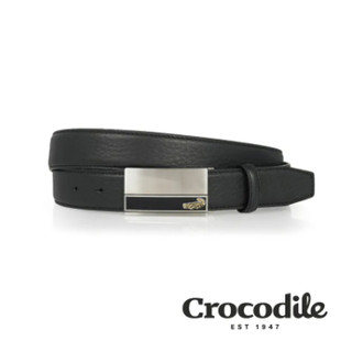 義大利進口牛皮 紳士皮帶 32MM-0101-4007-黑色-原廠公司貨-Crocodile 鱷魚皮件 NT$1,980