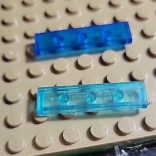 免運樂高 Lego 2431 1*4透明藍 平板/滑磚 二手零件