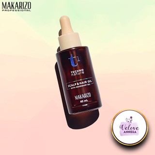 Makarizo T1 Techno Rosemary Hair Oil SERUM penumbuh RAMBUT