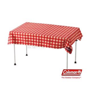【美國 Coleman】新款美式 經典紅白格紋防水抗污桌布桌巾/ CM-26878 紅
