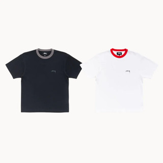 AirRoom正品現貨 2026SS STUSSY RINGER TEE 復古 滾邊 胸口 LOGO 短T