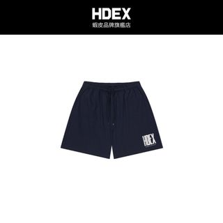 【HDEX】Crack Printed 休閒棉質短褲 海軍藍