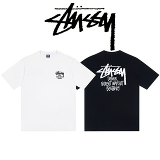Stussy 短袖 DSM北京限定系列 後背字母印花圖案 T恤