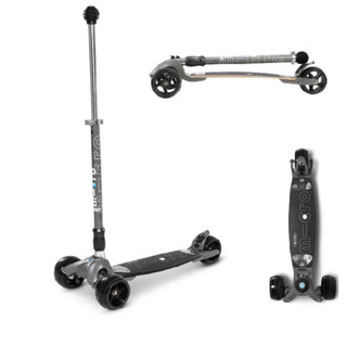 瑞士micro 滑板車 kickboard monster 三輪滑板車 （火山灰）手把替換 + 大腳寬輪 滑板車