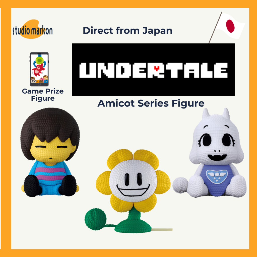 BANDAI UNDERTALE ""Amicot"" 小花 / 人類 / 托麗爾 公仔 20260707 [日本直送]