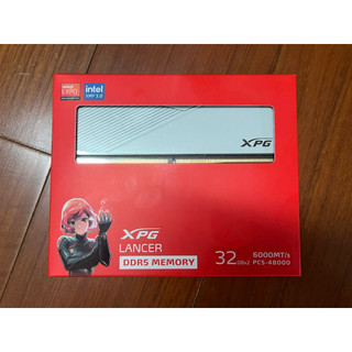 ADATA 威剛XPG Lancer DDR5 MEMORY 6000 64GB(32Gx2) 桌上型超頻記憶體(白色)