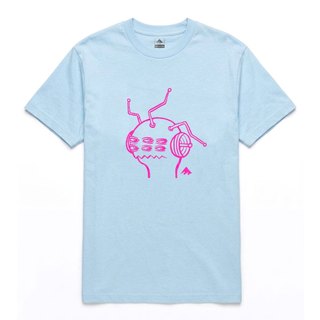 Emerica x Toy Machine Antenna - Light Blue (L) T恤