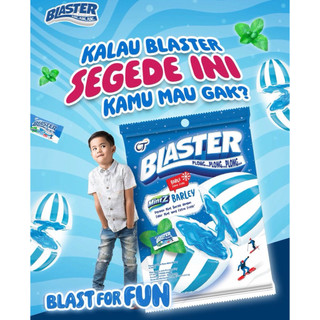 印尼 BLASTER （387 1JJ2-2)大麥薄荷糖 薄荷糖 薄荷 糖果