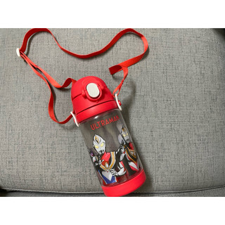 ultraman奧特曼- 揹帶按壓彈跳水壺 420ml