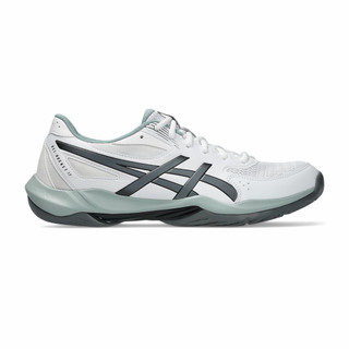 ASICS 亞瑟士 GEL-ROCKET 12 (2E) 寬楦 排羽球鞋 男 白綠色 1071A115-105
