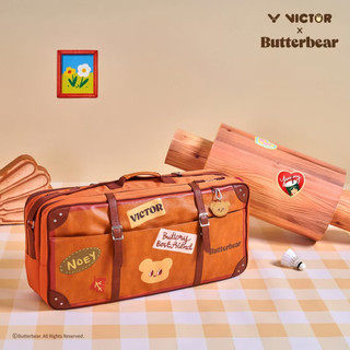 丘林體育Chilling | VICTOR x BUTTERBEA 羽球拍包 | BR5653BTB 矩形包 奶油小熊