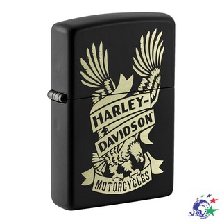 Zippo - 美版打火機 / 哈雷 Eagle & Banner Lighter 49826 / ZP738 詮國