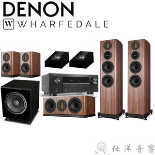 DENON AVR-X2900H+WHARFEDALE EVO 5.4+5.C+5.1+DM12 3D+SW-10劇院組