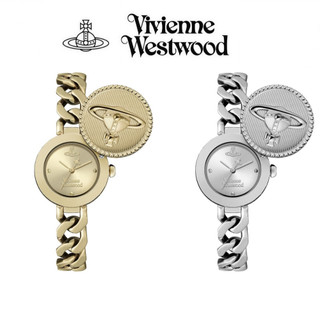 日本連線 Vivienne Westwood 薇薇安 西太后 Orb Button 石英機芯 滑蓋式設計 鏈式錶帶 手錶