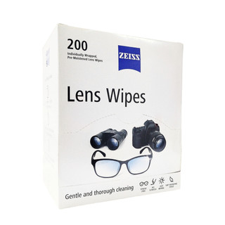 ZEISS 蔡司 Lens Wipes 濕式光學拭鏡紙 200片 蔡司 鏡面擦拭紙 拭鏡紙