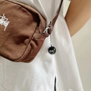 STUSSY 8 BALL KEYCHAIN 8號球 立體吊飾 撞球 造型 小LOGO 鑰匙圈【Insane-21】