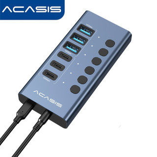 (台灣出貨)ACASIS 阿卡西斯6 port HUB 10Gbps (3A+3C)擴充座