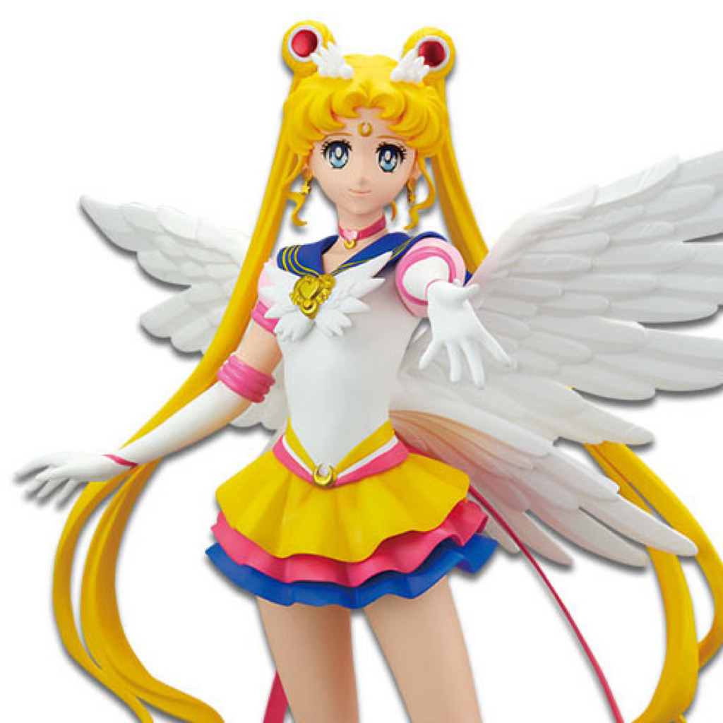 拆擺良品 代理版Banpresto 景品 美少女戰士 劇場版 G&G 超級水手月亮天使 翅膀 公仔