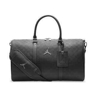 Nike 行李袋 Jordan Monogram 25L 滿版 旅行包 手提包 附吊飾 肩背 黑 HV2856010