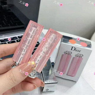 🌸 Dior 迪奧 #001 #004 癮誘粉漾潤唇膏 1.4g護唇膏 小樣套盒裝 滋潤保濕 效期2028/06
