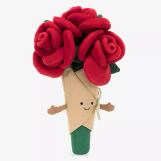 🇬🇧Jellycat玫瑰花 全新現貨🌹 Amuseable Rose Bouquet 毛絨玩具 安撫娃娃 英國代購