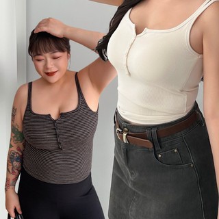 LULUS/PLUS/蠶絲蛋白方領罩杯BRATOP背心７色【A01260696】260826