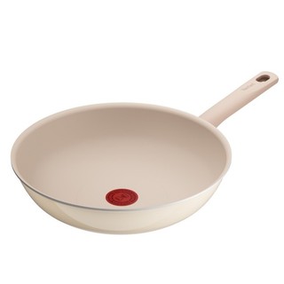 Tefal 法國特福 香草牛奶系列28CM不沾 小炒鍋 / 平底鍋
