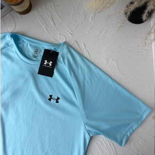 (現貨) UNDER ARMOUR UA 男性 Velocity 短袖 T 恤(天藍色)