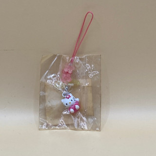 [老肥娃娃屋] 二手 2000年三麗鷗Hello kitty 小鈴鐺吊飾 絕版老物