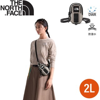 【The North Face 美國HOT SHOT 迷你單肩背提包/手機包《棕灰色》】8JCG/DWR防潑/輕量/戶外