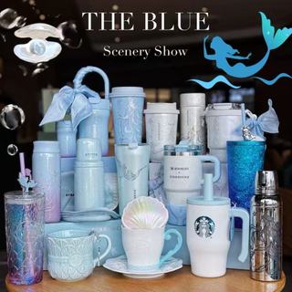 【台現✨免運】官方代買 星巴克 STARBUCKS海底綺遇系列🩵紫藍魚尾女神馬克吸管杯 保溫杯 水壺 水杯 杯子 桌面杯