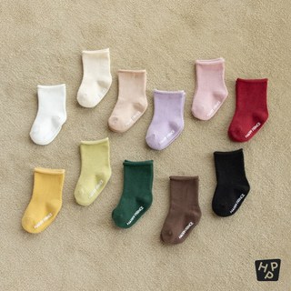 [ BLACK_Q ] 現貨*韓國正品*KIDS CLARA*HAPPY PRINCE-基本經典款百搭捲邊短襪