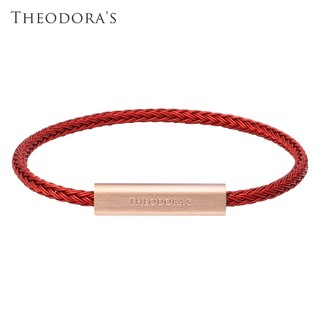 【THEODORA'S】引力 鋼索磁吸手環-女款紅【希奧朵拉】
