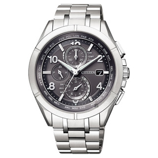 【日本原裝 中古美品】日本製 CITIZEN 星辰 ATTESA系列 AT8160-55H 鈦金屬高階錶款 光動能電波錶