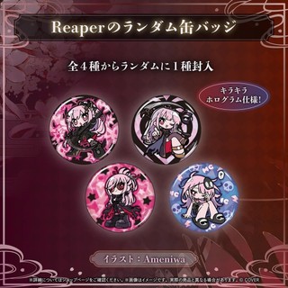 【噗噗屋】日空預購03月 Hololive 森カリオペ 活動6週年記念 徽章、頭帶 森美聲 Calli 死神