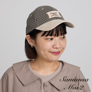 Samansa Mos2 英式粗花呢質感鴨舌帽(0F002241610)