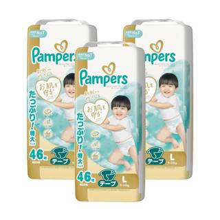 Pampers 幫寶適 日本境內版 黏貼型尿布 9~14kg, L, 138片